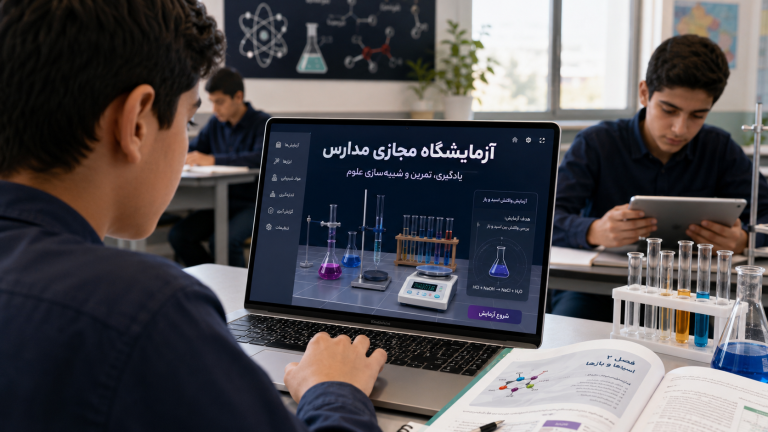 آزمایشگاه مجازی مدارس چیست و چگونه آموزش علوم را متحول می‌کند؟